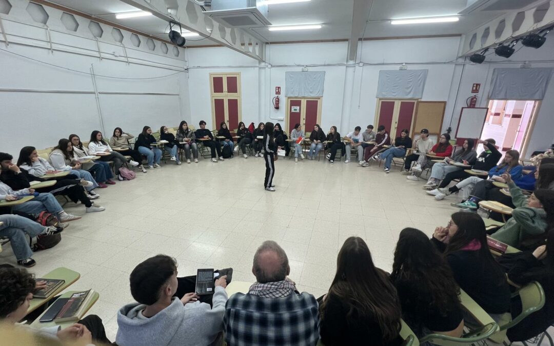 INTERCAMBIO CON LICEO «MAJORANA LATERZA» DE SOLIDARIDAD, LECTURA, POESÍA, FLAMENCO Y ORATORIA